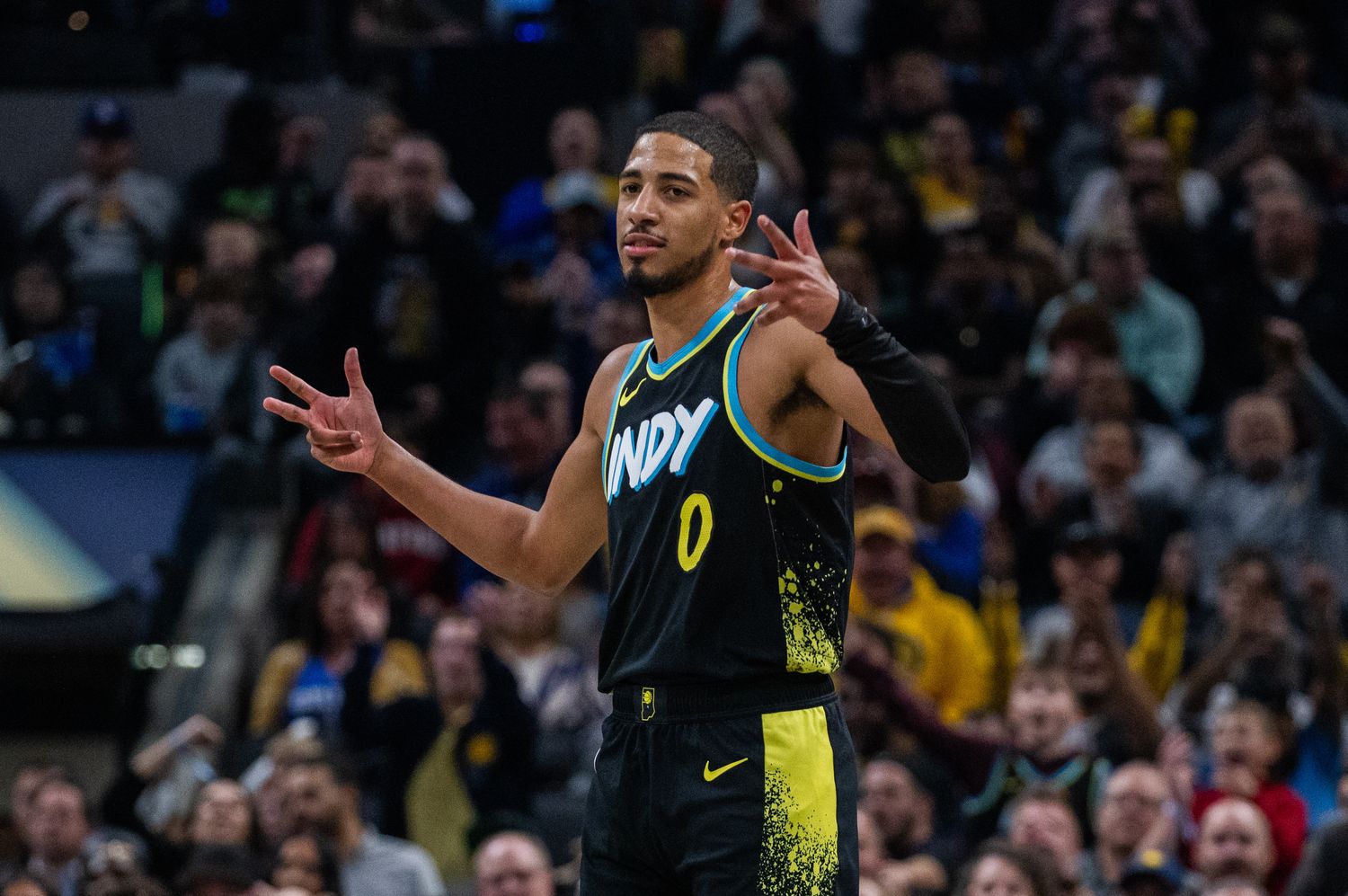 Indiana Pacers guard Tyrese Haliburton